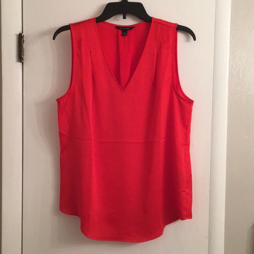 Soft Satin Pleated Drapey Tank
